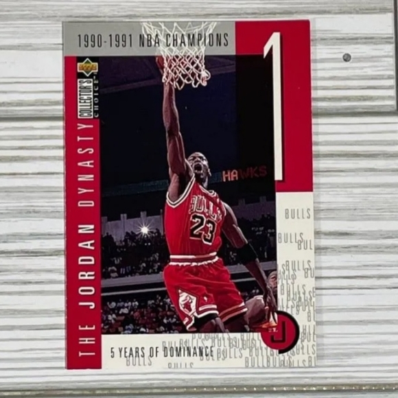 Michael Jordan 90/91 Champion Basketball Card - Picture 1 of 3